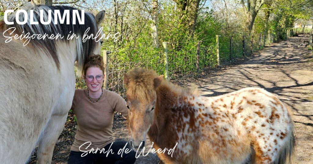 Column Sarah: 'Seizoenen in balans'
